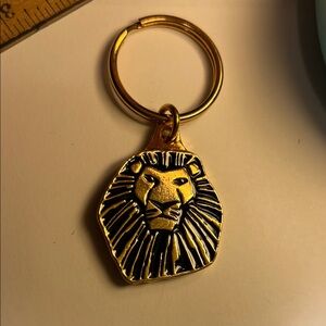 Lion king keychain from NY broadway 1990’s like newer